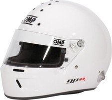 OMP GP-R my2022 Integralhelm Weiß XXS-XL FHR/HANS FIA 8859-2015 zugelassen