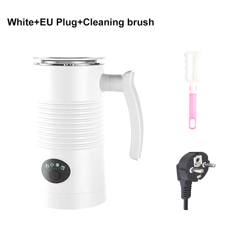 Electric Milk Frother Milk Foam Machine for Coffee Cappuccino Latte 4 in 1 Hot a