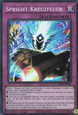 YuGiOh Spright-Kreuzfeuer DABL-DE074 Super Rare Good 1st