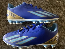 Adidas X Crazyfast Club FG Messi Soccer Cleats Youth Size 3 Blue
