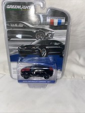 Greenlight 2016 CHEVROLET CAMARO SS  1:64 Diecast Black Red Stripes Limited #4