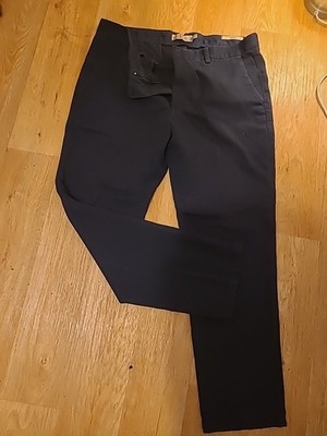 Herrenhose Marks and Spencer Collezione Größe 38 x 31 Tapered Marine
