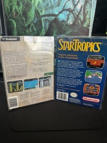 Nintendo NES la Batalla del Olimpo y StarTropics CIB Aut&eacute;nticos Juegos de rol OEM
