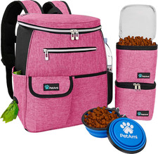Dog Travel Bag Backpack, Airline Approved Dog Bags for Traveling, Puppy Diaper B