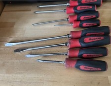 SNAP ON LARGE INSTINCT RED SCREWDRIVERS SET works out at 10 quid each