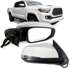 Right Passenger side Mirror Fits 2016-2022 Toyota Tacoma With Power Glass, Heate