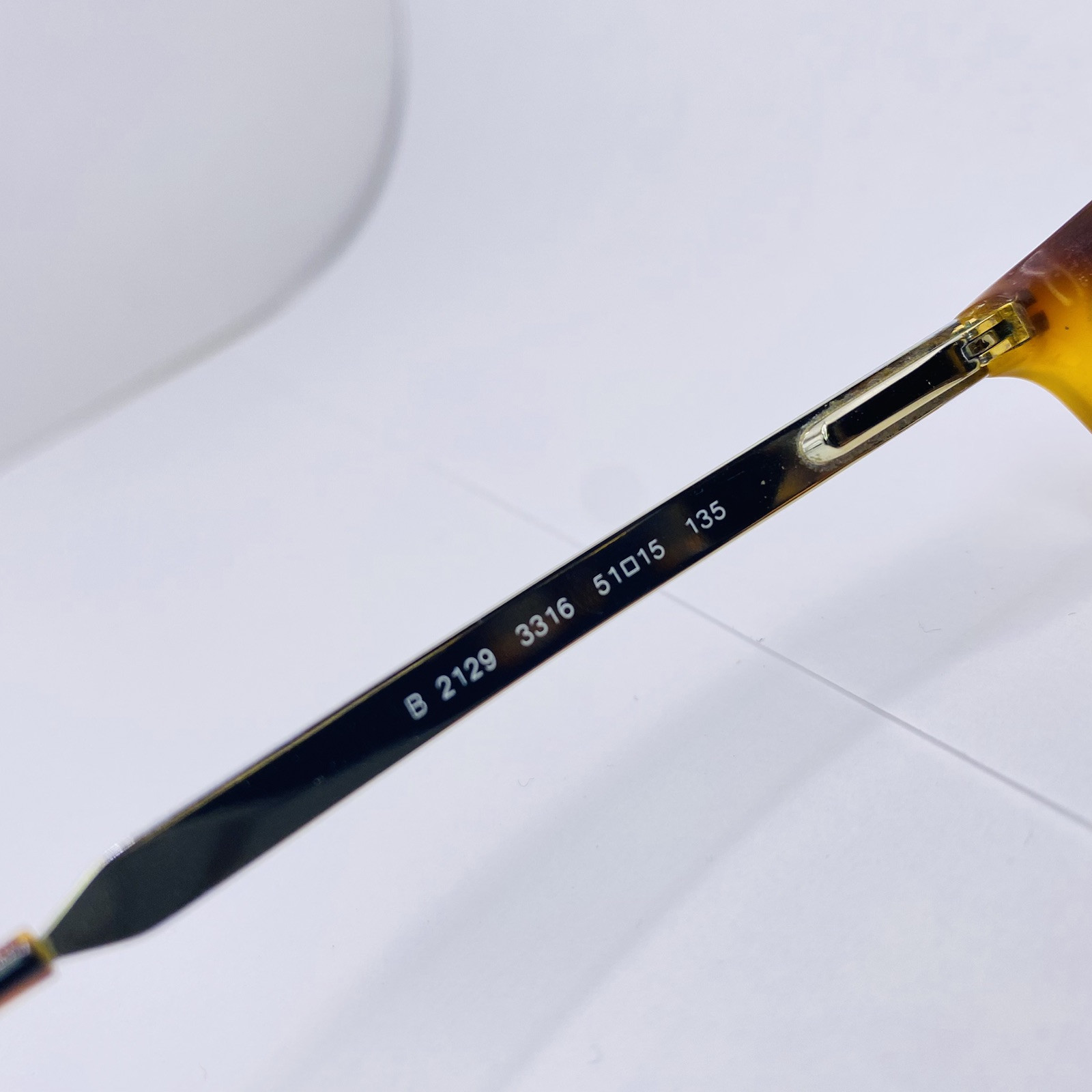 Burberry Eyeglasses Sunglasses B 2129 3316 51 [] 15 135 MM Tortoise Amber Silver thumbnail 6