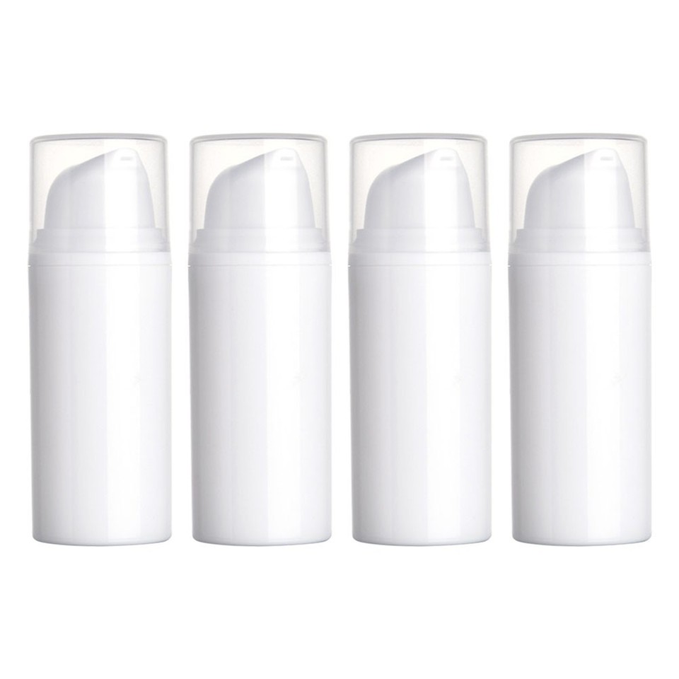 4Pcs Reusable Pressing Sub Bottles Multipurpose Lotion Cream Containers ...