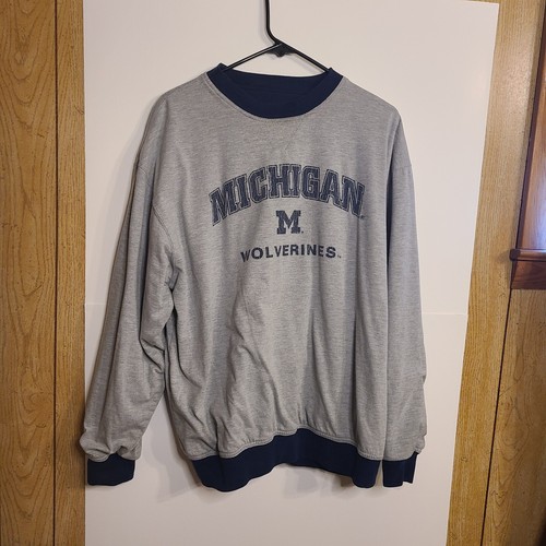 Michigan Wolverines Reversible Sweatshirt XL - Picture 3 of 9