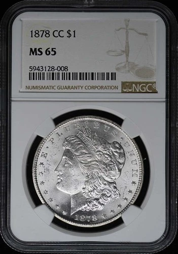 1878-CC Morgan Dollar S$1 NGC MS65