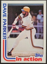 1982 Topps Set-Break #41 Dave Parker In Action Pittsburgh Pirates HOF