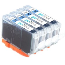 Image of 4 Photo Cyan Ink Cartridges to replace Canon CLI-8PC - Compatible for PIXMA