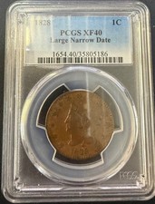 1828 Grande Data Stretta PCGS