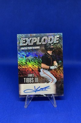 2026 LEAF METAL BASEBALL JAMES TIBBS III #/10 EXPLODE ONTO THE SCENE AUTO