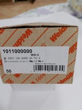 5PZ WEIDMULLER "WSI-6" MORSETTO PORTAFUSIBILE COMPONIBILE DA QUADRO 6mmq