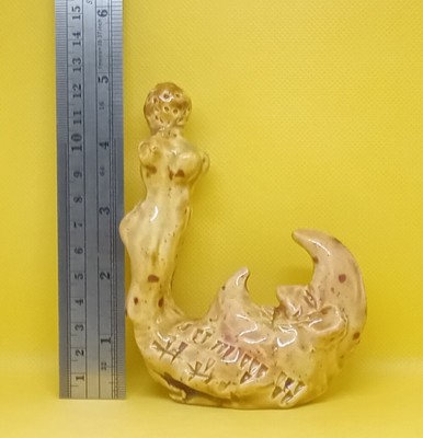 ''Magical Motifs''-Expensive Original Clay Sculpture. Hand made & glazed. Signed.
