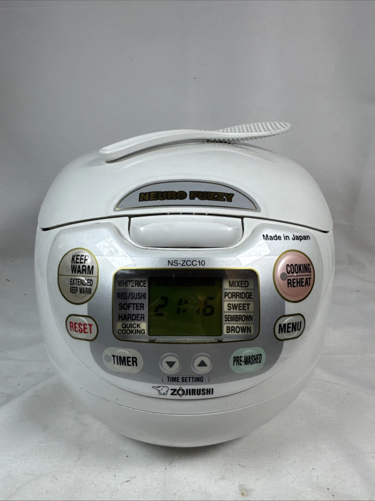 Zojirushi Neuro Fuzzy NS-ZCC10 5.5-Cup Rice Cooker & Warmer Broken Foot