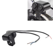 US 7/8" Motor ATV Dual Button On Off Switch Handlebar Headlight Fog Spot Light