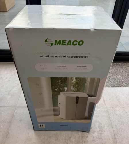 MEACO PRO 12000 BTU QUIET PORTABLE AC AIR CONDITIONER & HEATER 4 in 1! BRAND NEW