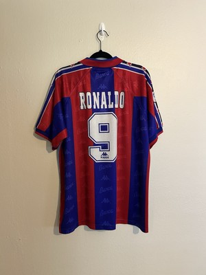 超レア　FC Barcelona シャツ Barcelona 1996/97 AWAY • เสื้อแท้ 100% (Original) • แถบแคป