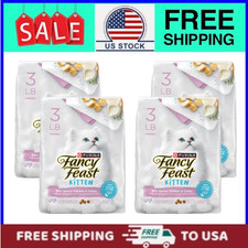 4 pack, Purina Fancy Feast Indoor Kitten Dry Food, Chicken and Turkey, 3 lb Bag 2.89 per pound