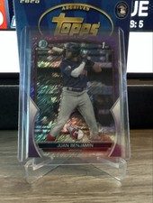 2023 Bowman Chrome - Juan Benjamin #BCP-151 Purple Shimmer Refractor /250 (RC)