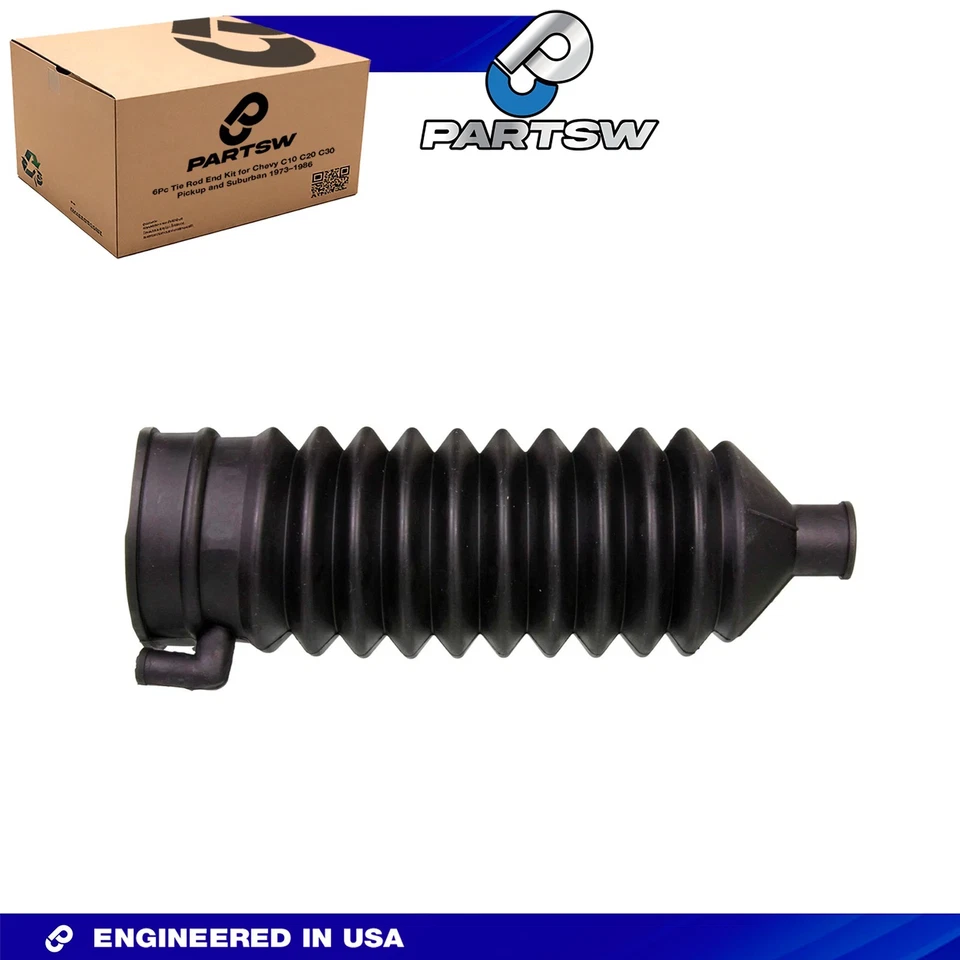 Kit de dirección delantera de 4 piezas con extremos de varilla de amarre interior botas de fuelle para Ford Mercury Lincoln Foto 3 de 4