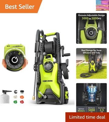 #ad 1900W Power Pressure Washer 4 Nozzle System amp; 33ft Hose for Versatile Clean $231.50