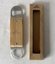 Boxed Wood & Steel CORONA Advertising Soft Drink / Beer Bottle Opener