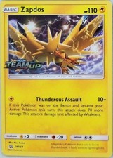 Pokemon Promo Cards Zapdos - SM159 - Prerelease Promo - SM Black Star Promo x1 L on eBay
