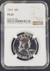 **WOW PF67** 1962-P Franklin Half-Dollar - NGC Graded PR67 -009