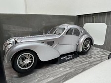 SOLIDO 1/18 Bugatti Type 57 SC Atlantic 1937 Silver S1802105 Diecast Model Car