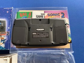 Sega Game Gear Console Sonic the Hedgehog 2 BUNDLE CIB Complete + BOX Protector