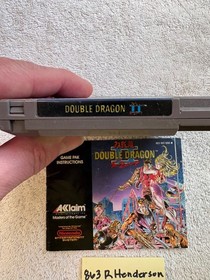 Double Dragon II Nintendo Entertainment System NES w/ Manual Authentic