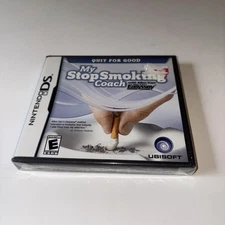 My Stop Smoking Coach with Allen Carr Nintendo DS New Factory Sealed US Version)