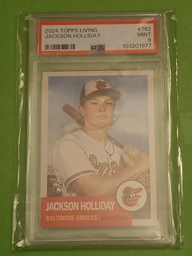 2024 Topps Living Set #762 Jackson Holliday RC PSA 9