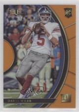 2017 Panini Select Concourse Orange Prizm 36/49 Davis Webb #38 1by