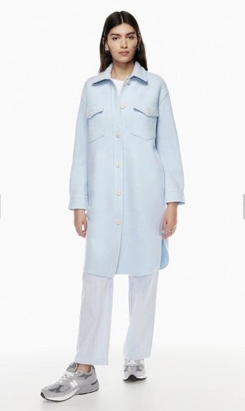 Women Wilfred Coat Blue Wool 40-42