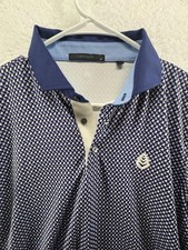 Greyson Golf Polo Mens Medium All Over Print Wolf AOP