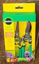 MIRACLE-GRO 2 Piece Pruning Set w/Non-Slip Grips & 3/4" Cutting Capacity #83043