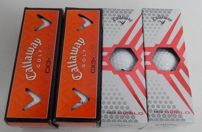 Callaway Golf Ball Lot-12 Balls-2 Sleeves HEX Diablo-2 Sleeves CX3-Hot