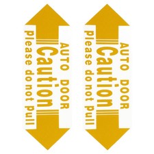  Autocollants de porte de voiture, 2 pièces, autocollants d'avertissement de