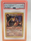2000 POKEMON ROCKET 1ST ED #21 DARK CHARIZARD PSA 6 With Guard