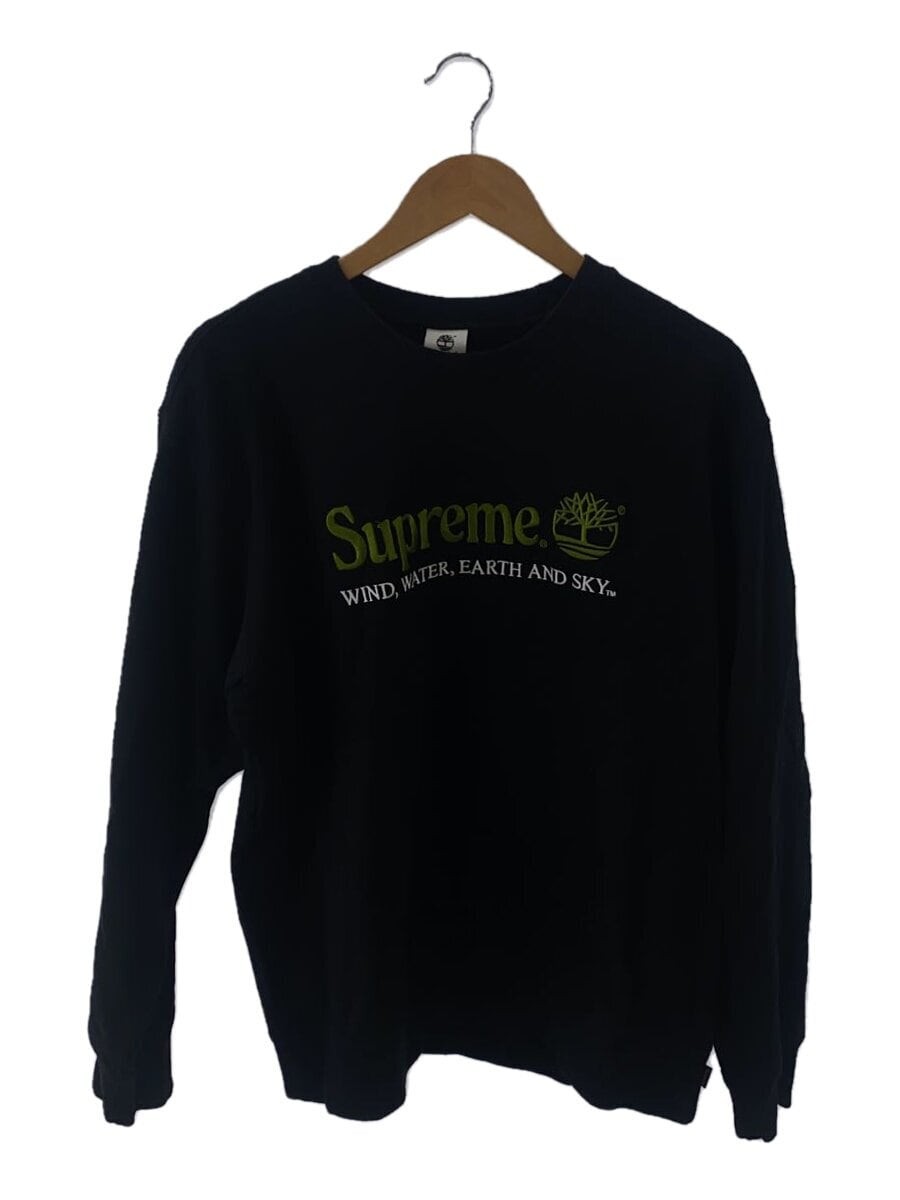 Supreme × Timberland crew neck Sweatshirt black L Used | eBay