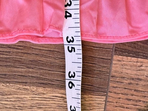 Camisón vintage sedoso rosa gasa lencería años 60 - Imagen 5 de 7
