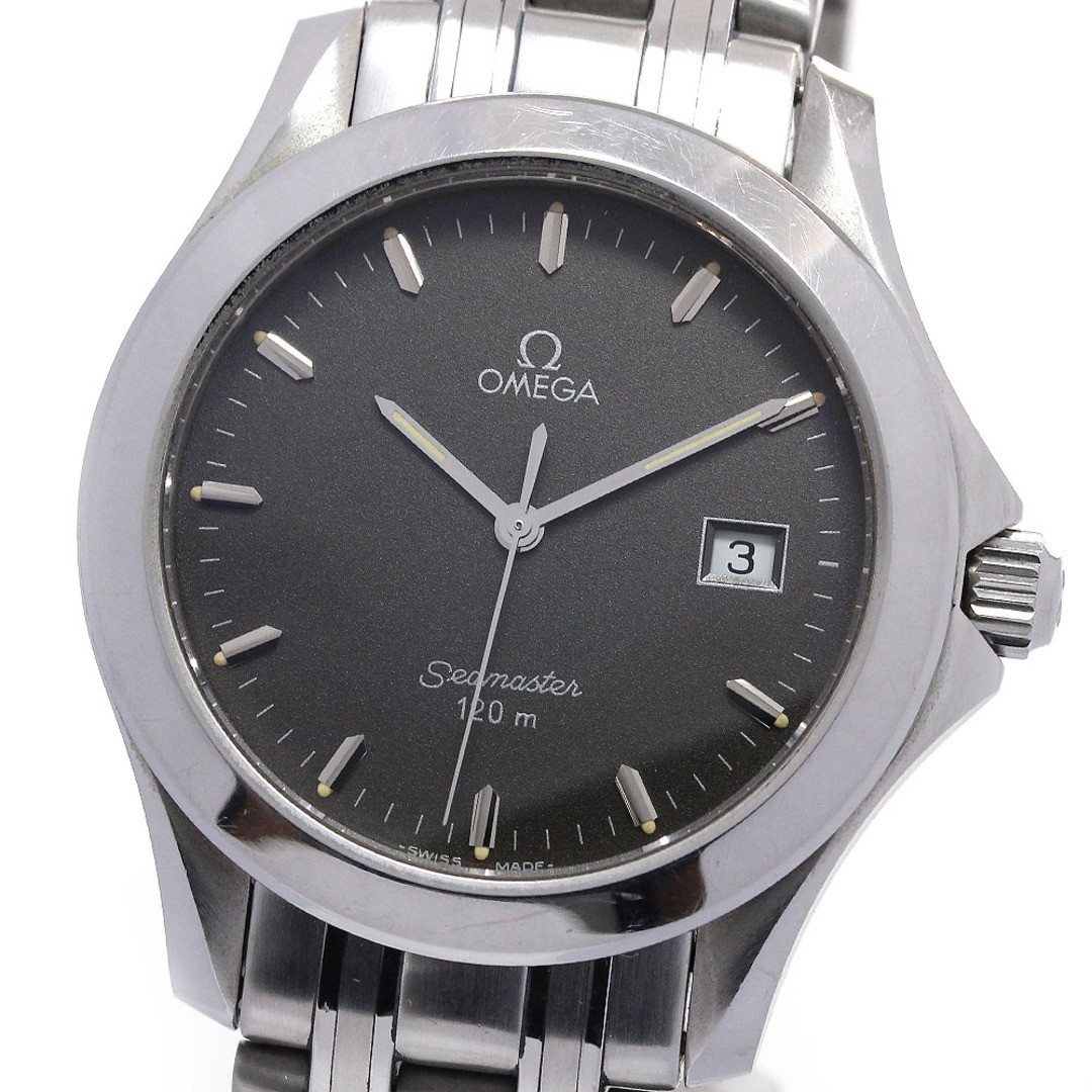 OMEGA Seamaster 120m Date Quartz Men's Watch 2511.41 Stainless Steel EV20