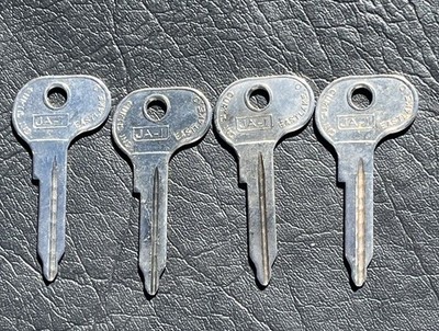 Key Blank Curtis JA-1 (JA1) KL2 J81J Lot of 4 Pieces Uncut Jaguar MG Ford Int
