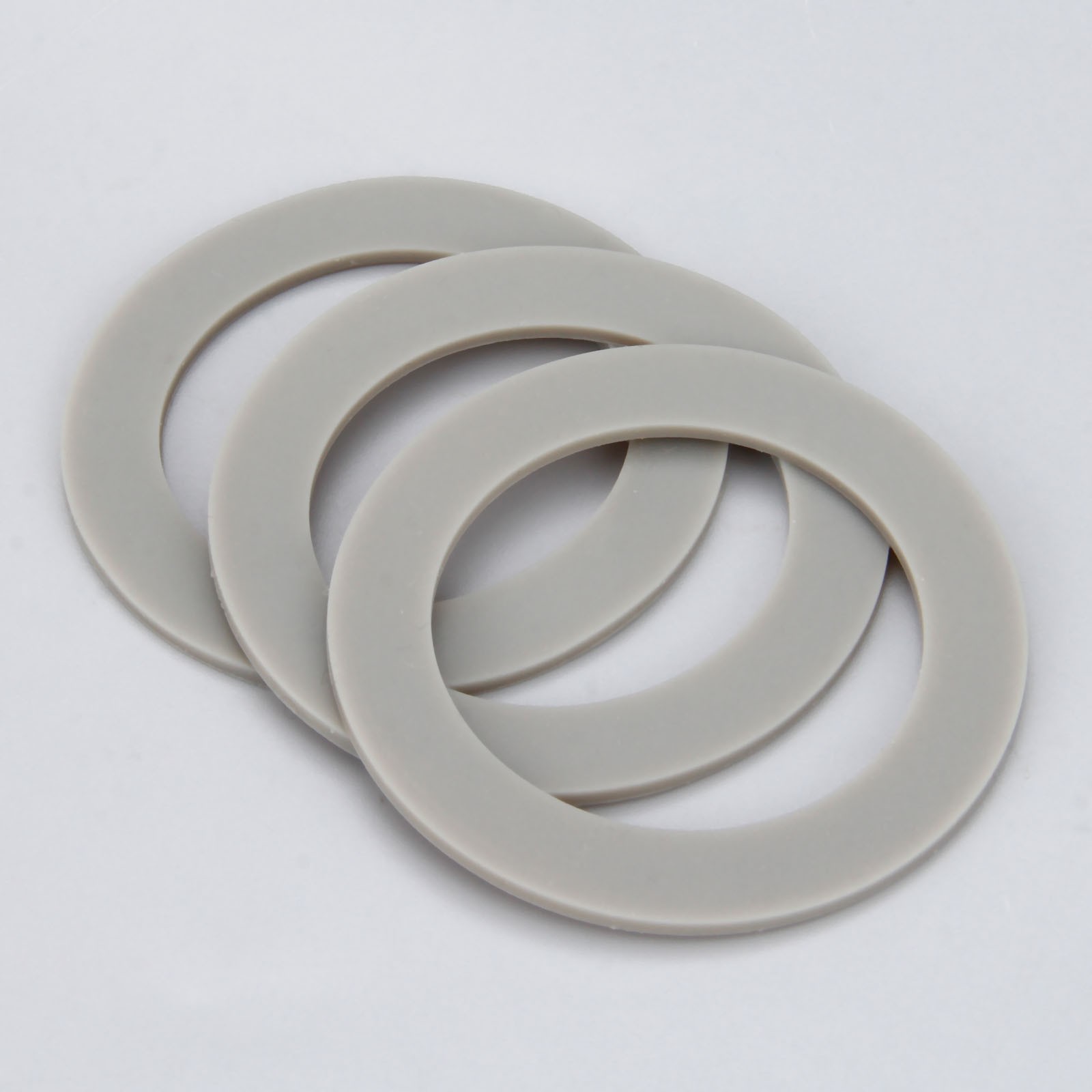 3x 66mm Black Rubber Gasket Sealing Rings Replacement For Hamilton Beach Blender