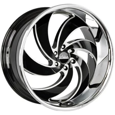 Strada C06 Retro 6 26x10 6x135 +26mm Black/Milled SSL Wheel Rim 26" Inch