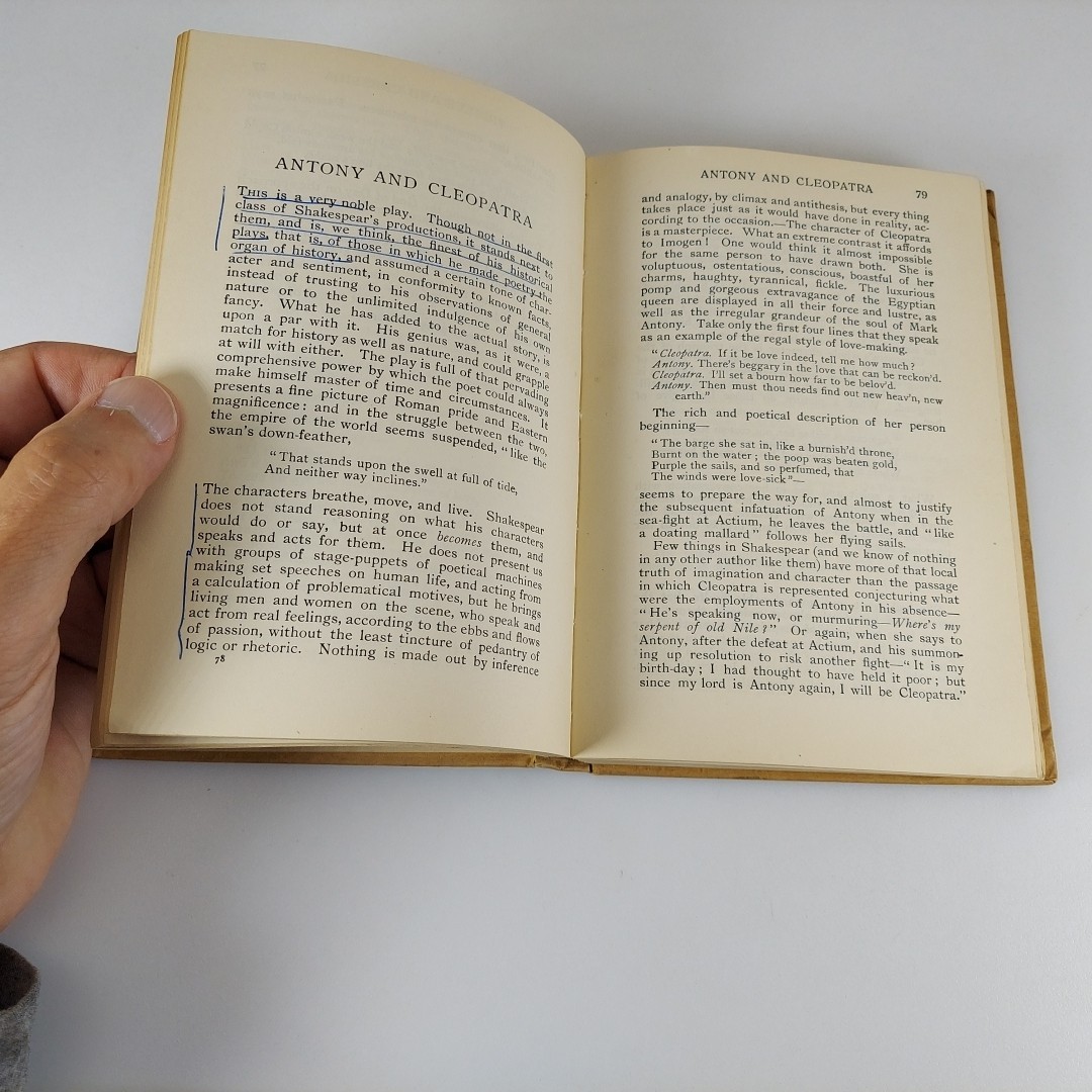 Characters of Shakespeares Plays William Hazlitt 1915 Cambridge University Press